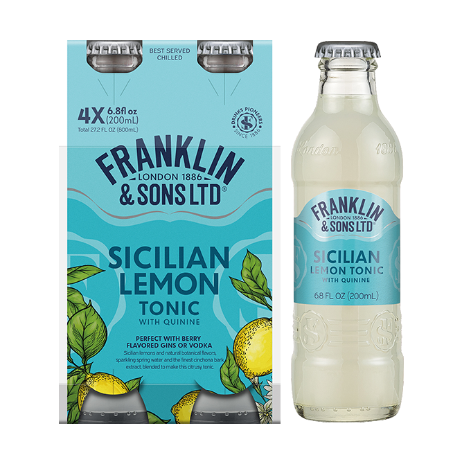 Sicilian Lemon Tonic Water | Franklin & Sons