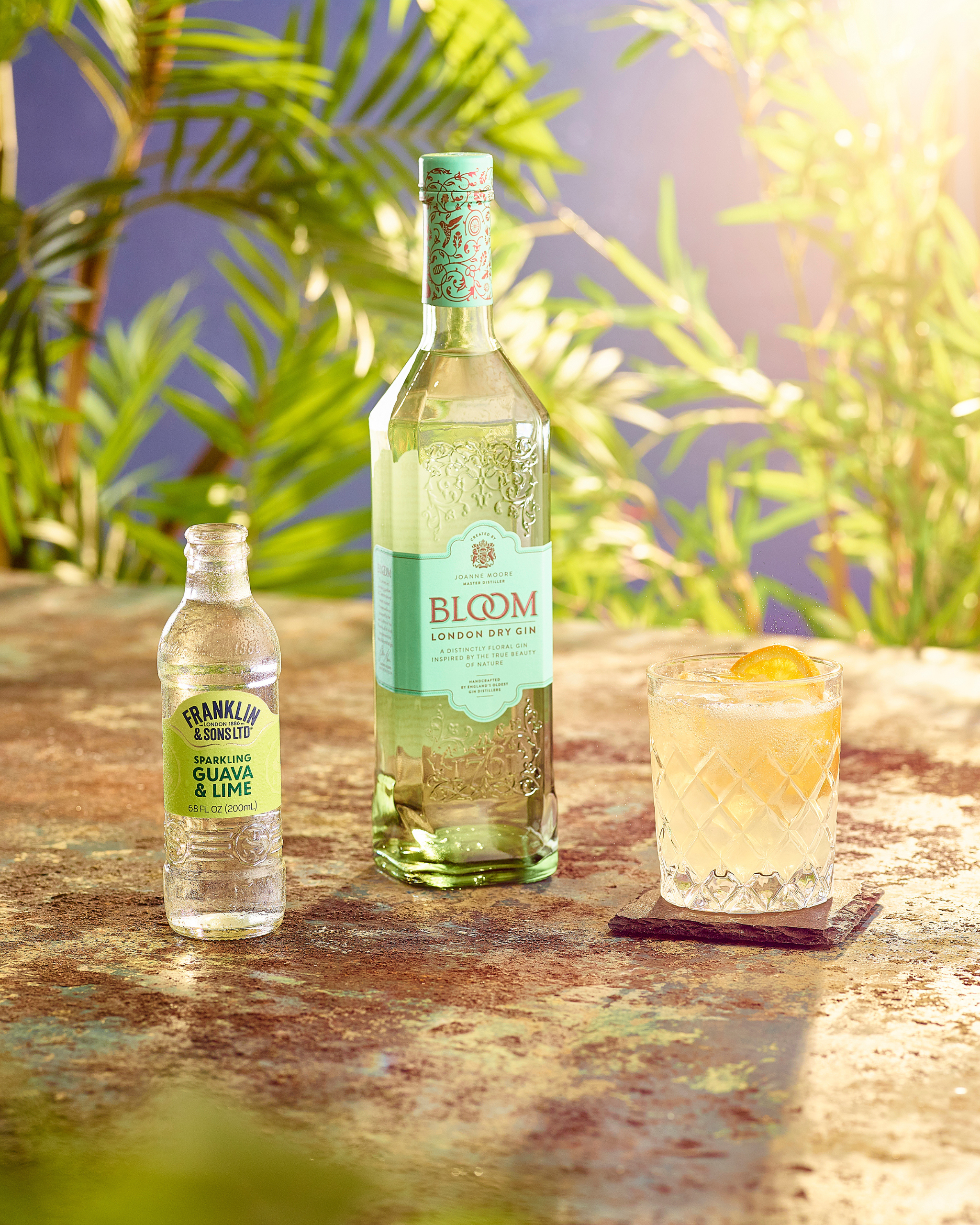 Summer Spritz cocktail recipe next to Franklin & Sons Sparkling Guava & Lime | Franklin & Sons US